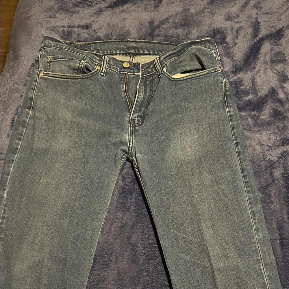 Signature by Levi Strauss Blue Slim Straight Jeans